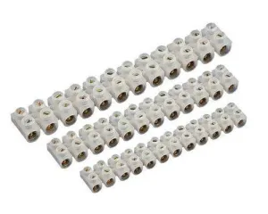 3Pc Electrical Cable Lead 12 Way Terminal Connector Block Strip 3A 5A & 10A