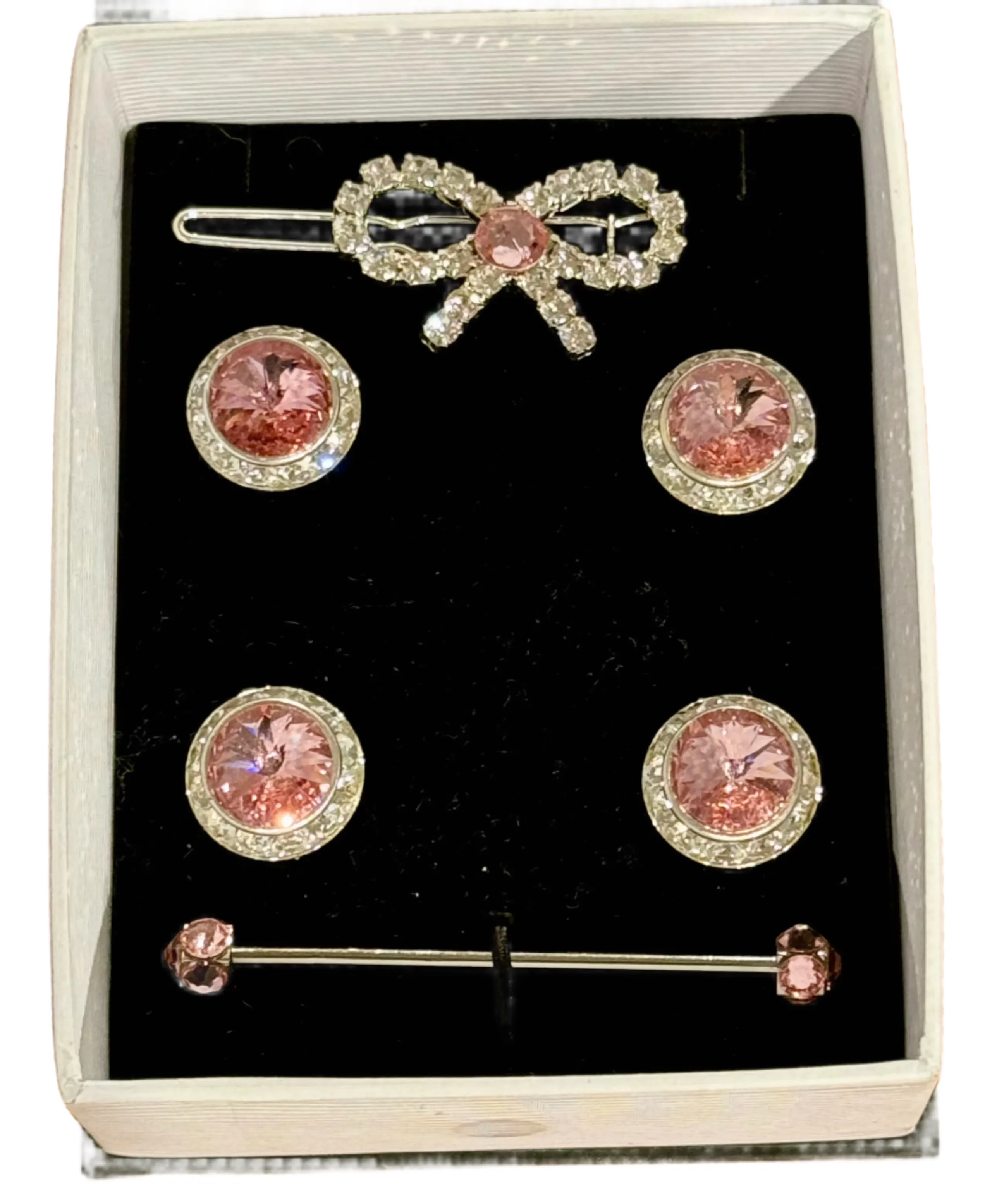 6 Piece, Saddleseat, Crystal Set