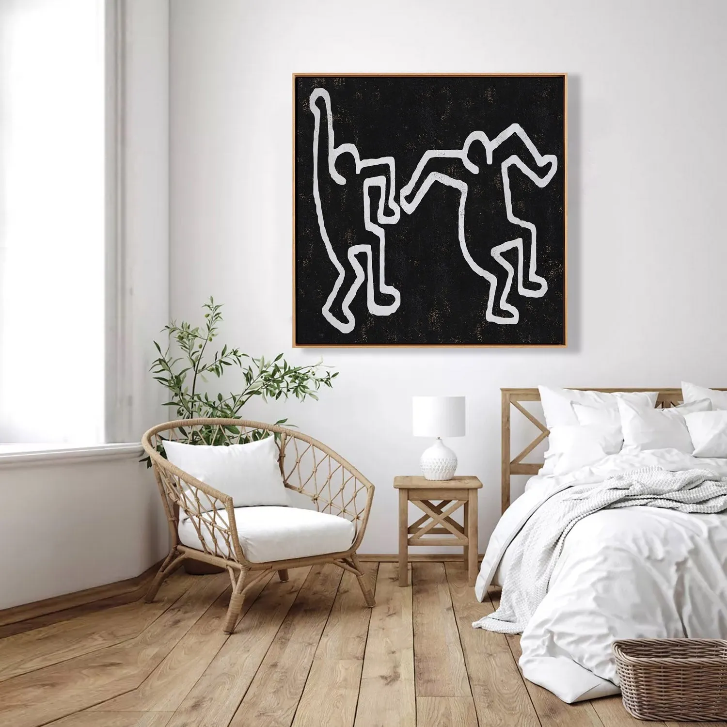 Abstract Dancing Man Painting H202SR1