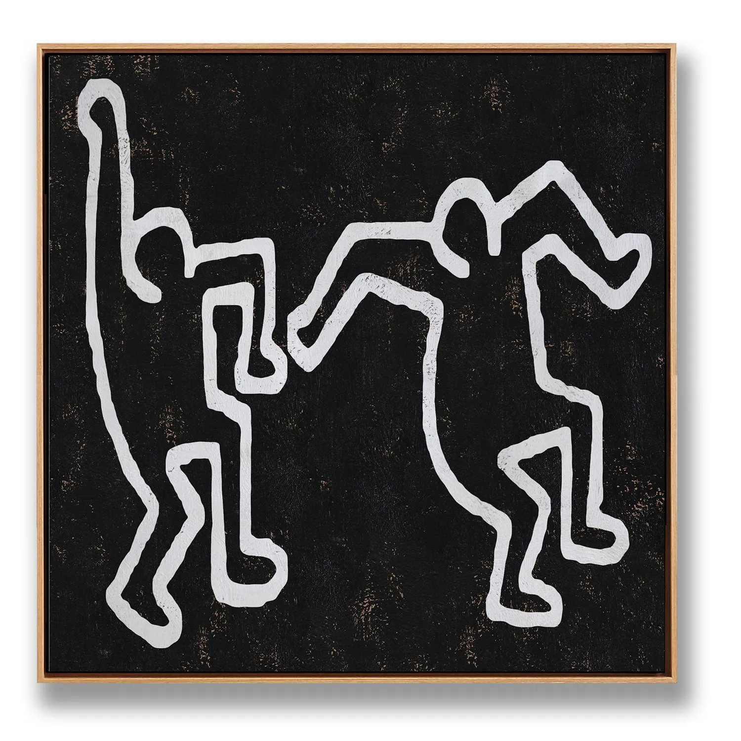 Abstract Dancing Man Painting H202SR1