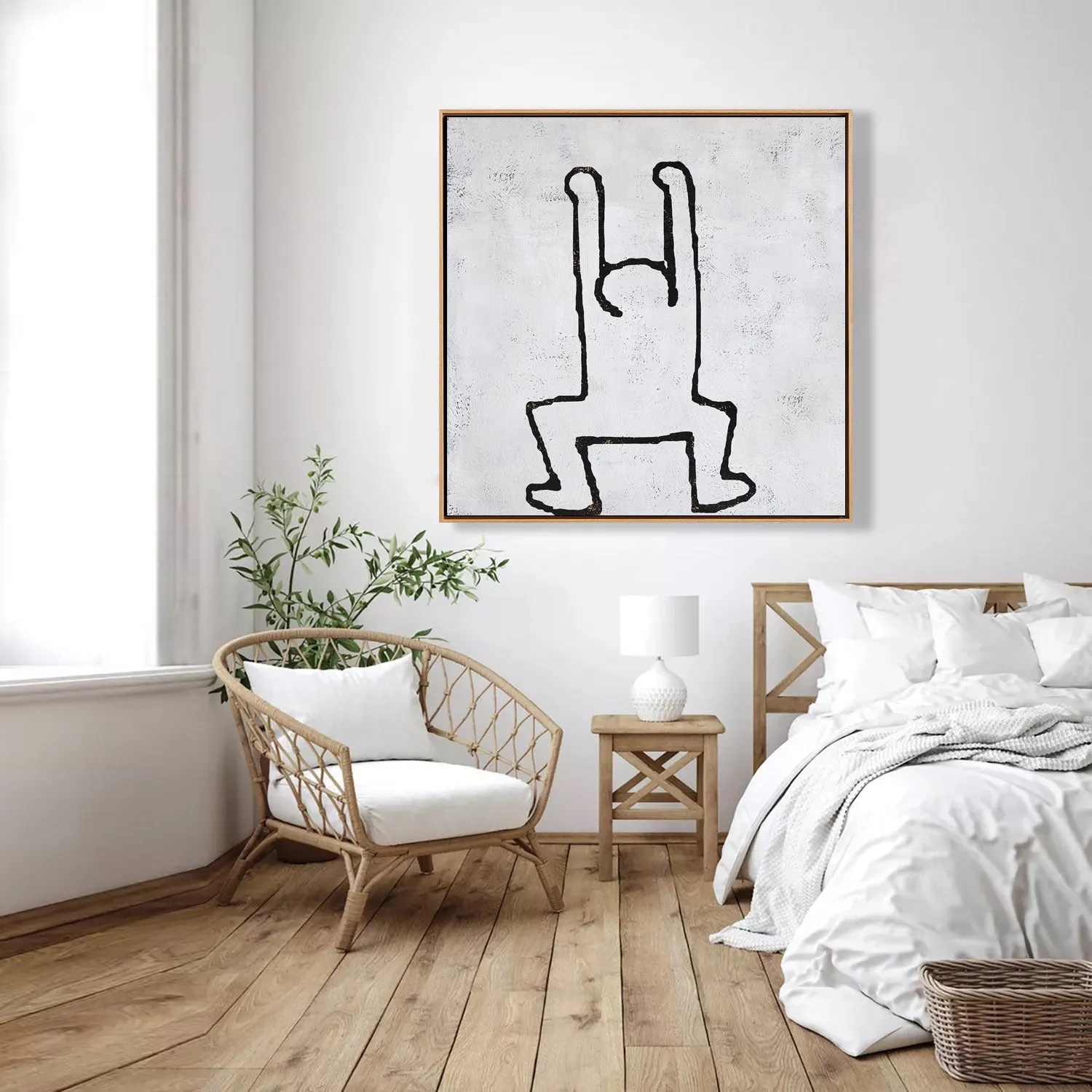 Abstract Dancing Man Painting H212S