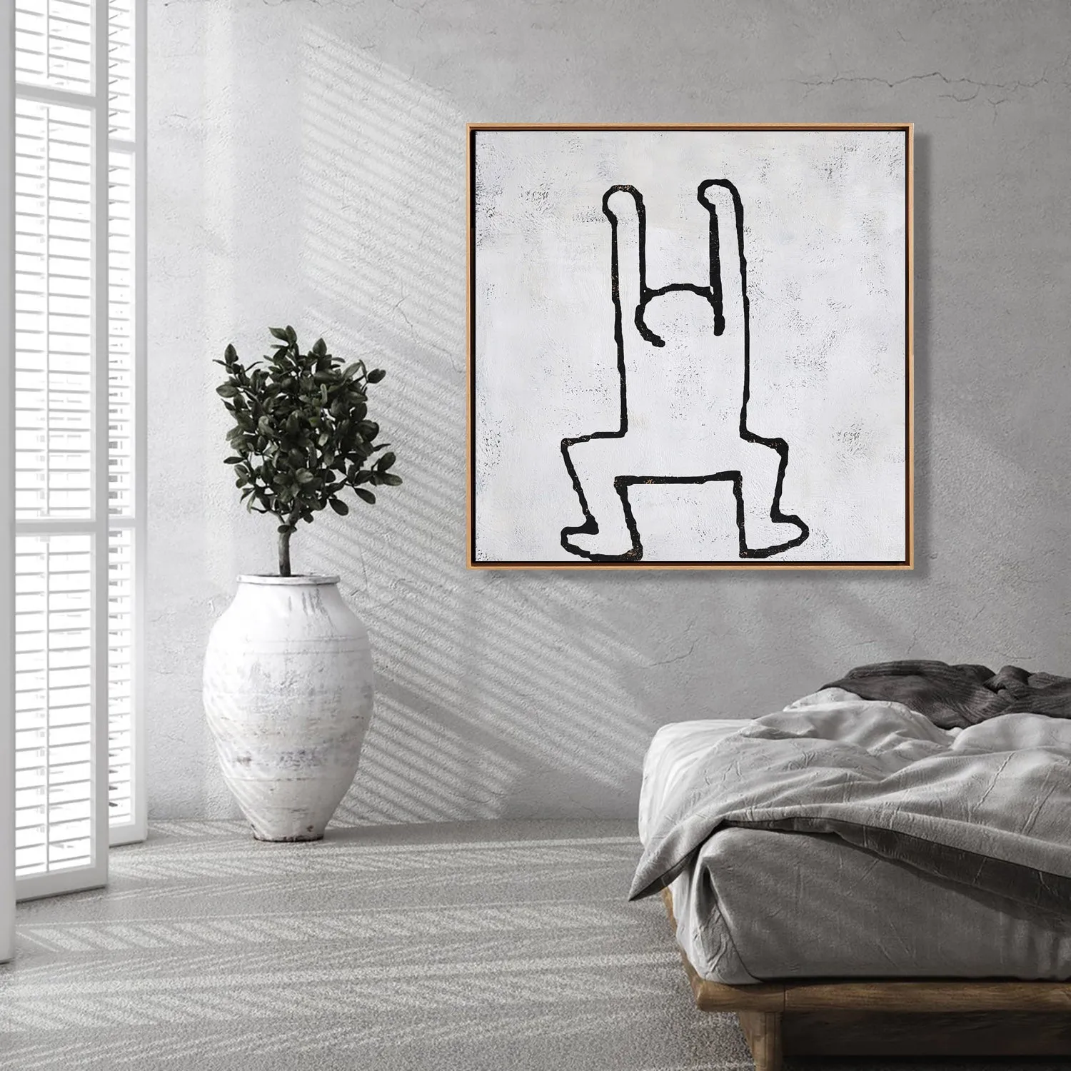 Abstract Dancing Man Painting H212S