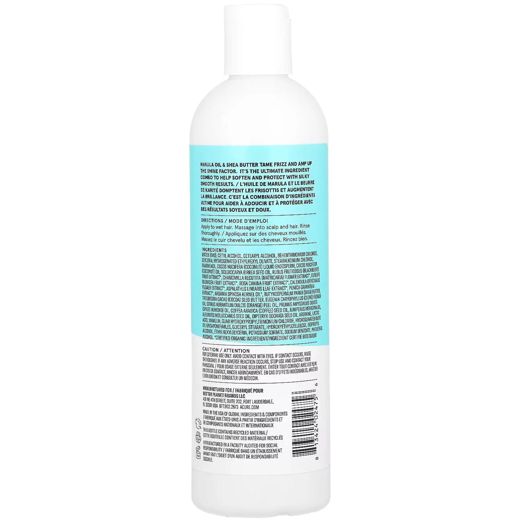 Acure Smooth   Glow Conditioner 354ml