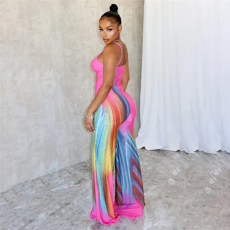 Aira Spaghetti Strap Cutout Ruched Wide-Leg Jumpsuit