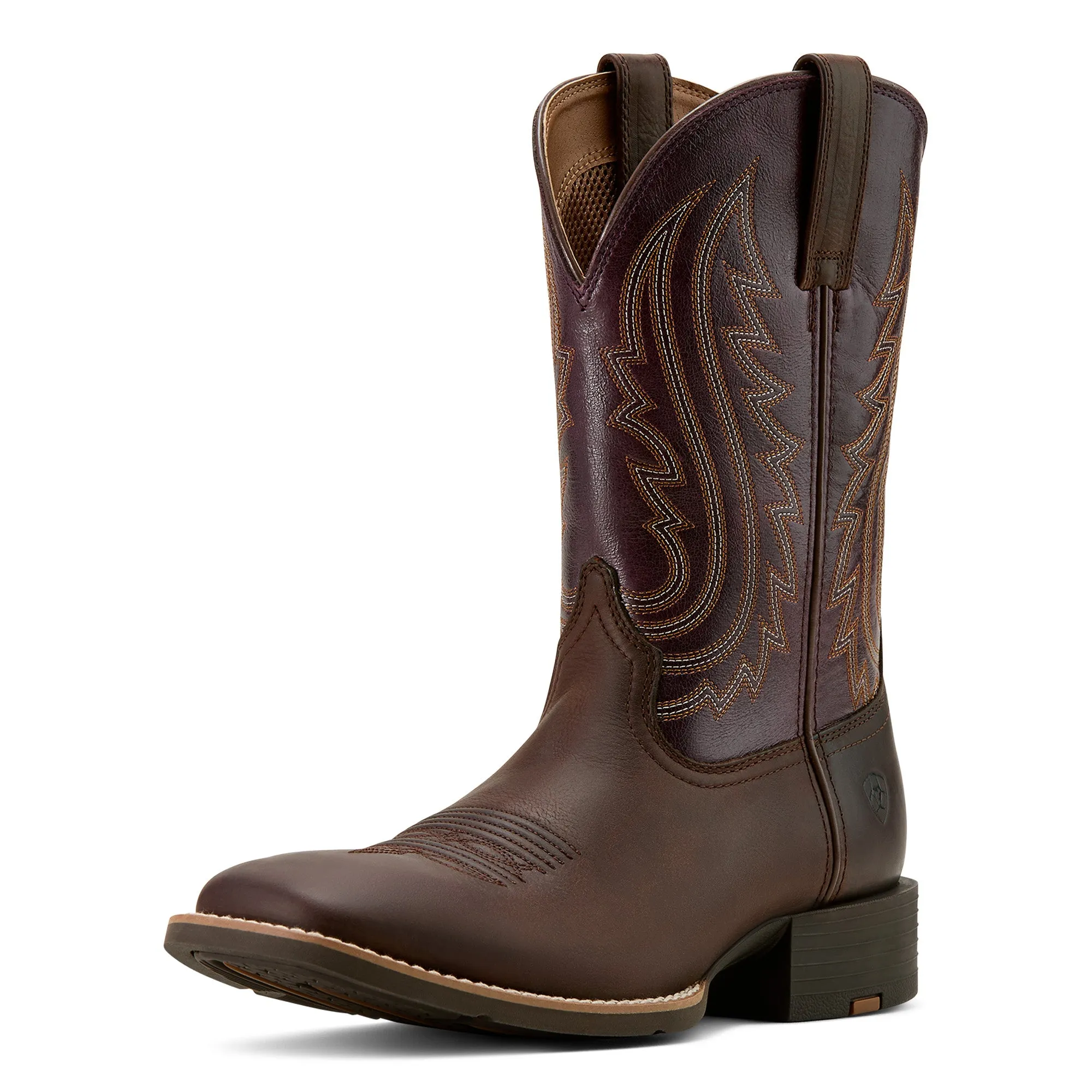 Ariat Mens 10061172 Sport Big Country Western Boots in Barley Brown/Perfect Purple