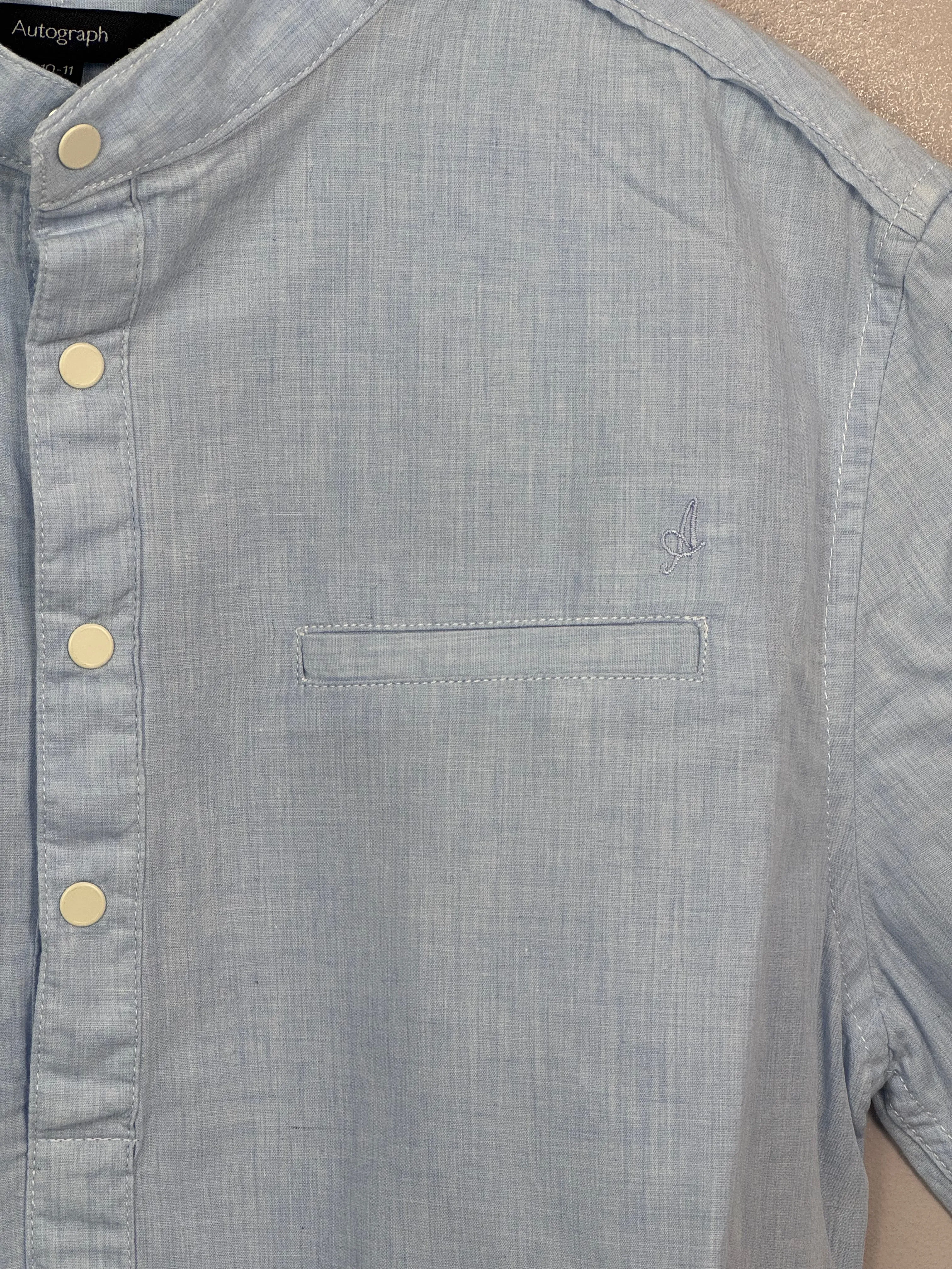 Autograph Pale Blue Shirt 10-11y