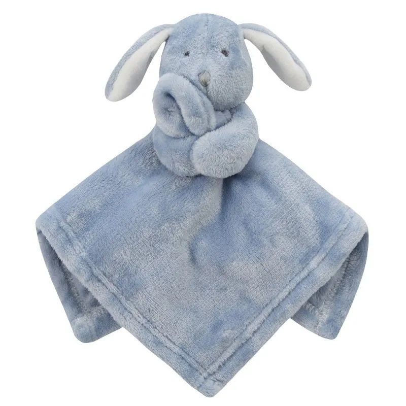 Babies personalised bunny comforter Dusky Blue
