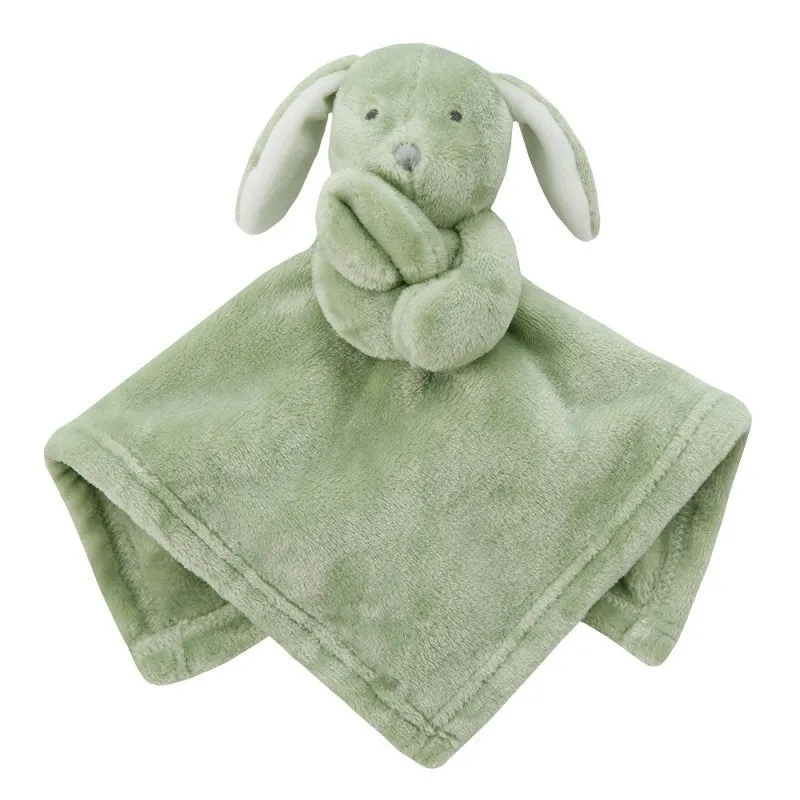 Babies personalised bunny comforter Dusky Blue