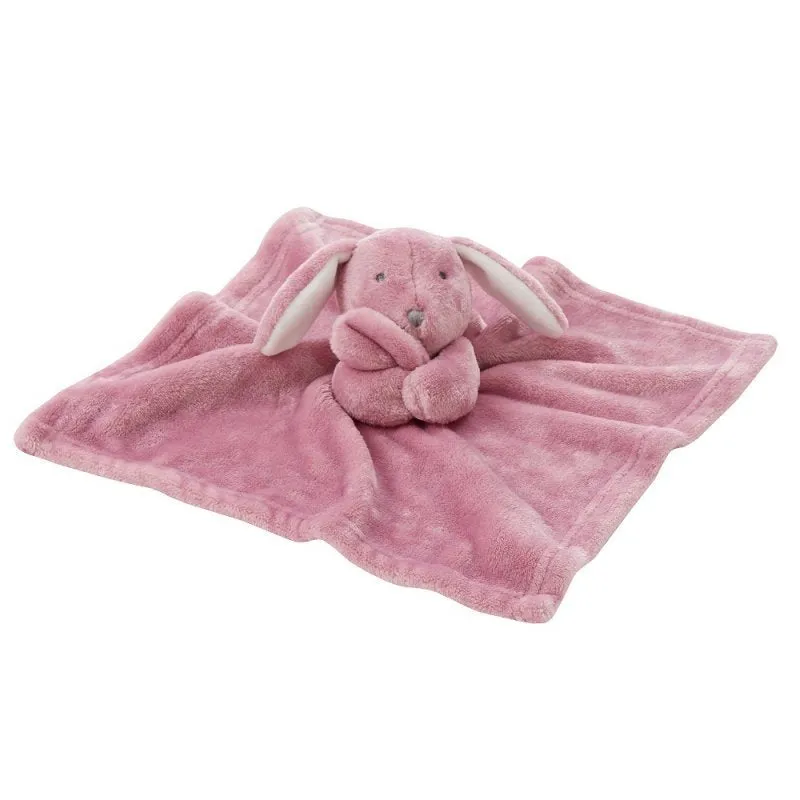 Babies personalised bunny comforter Dusky Blue