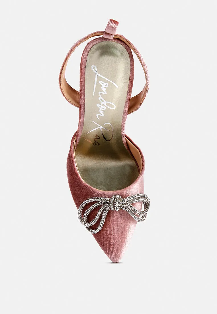 Big Treat Rhinestone Embellished Lace Up Sandals By Ruw