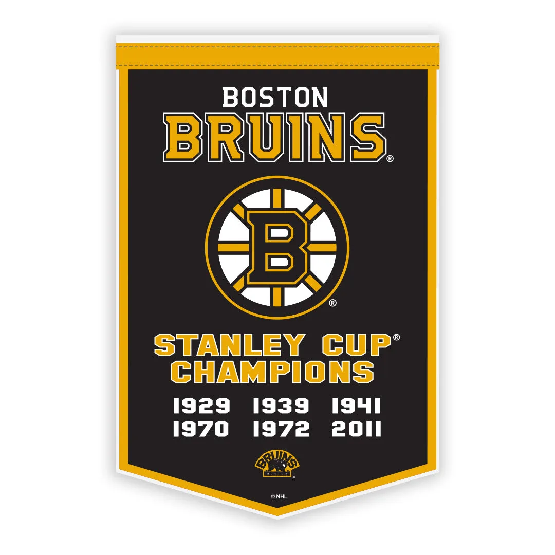 Boston Bruins Banner | Dynasty 10" x 15"