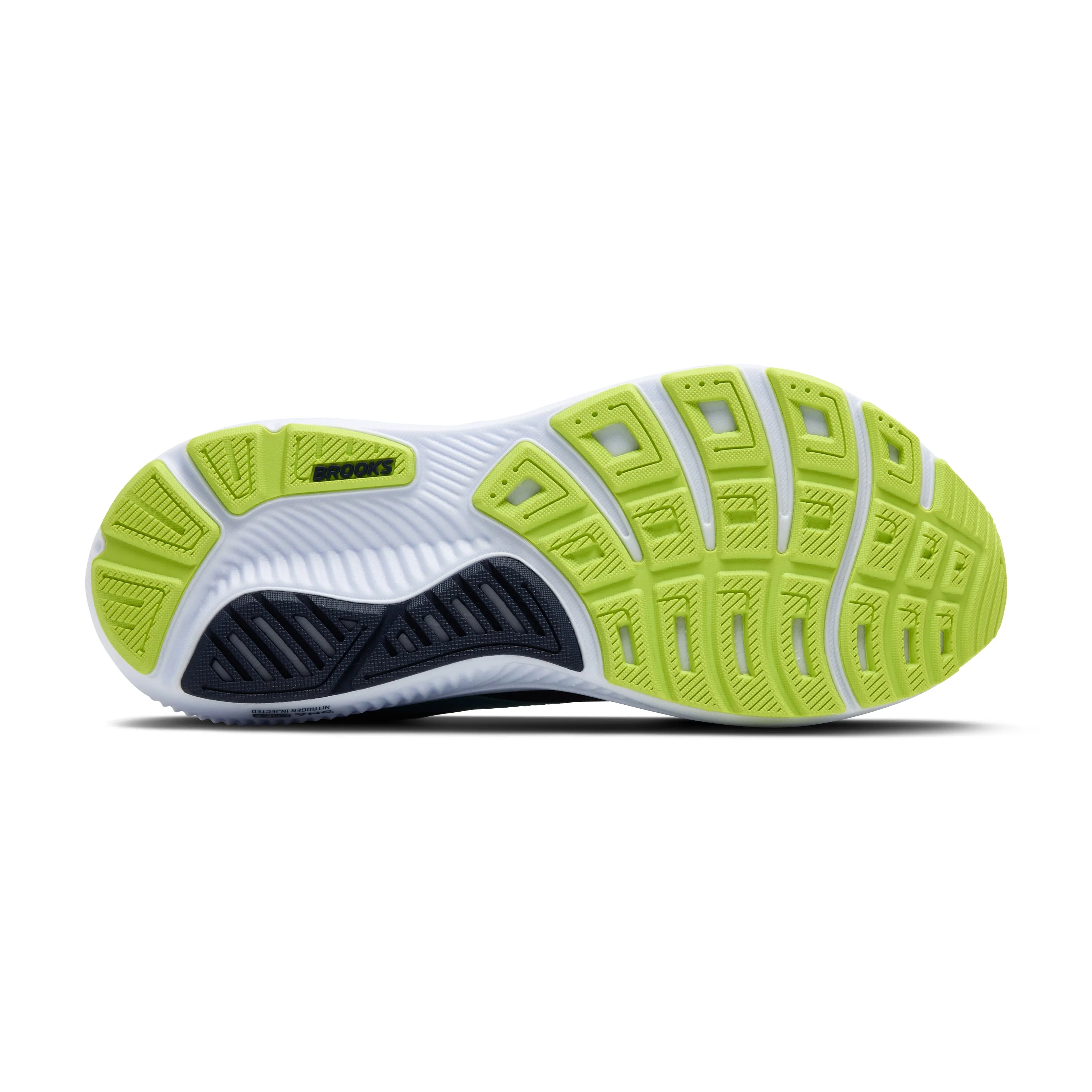 Brooks | Ghost 17 | Men's | Peacoat/Lime/Blue