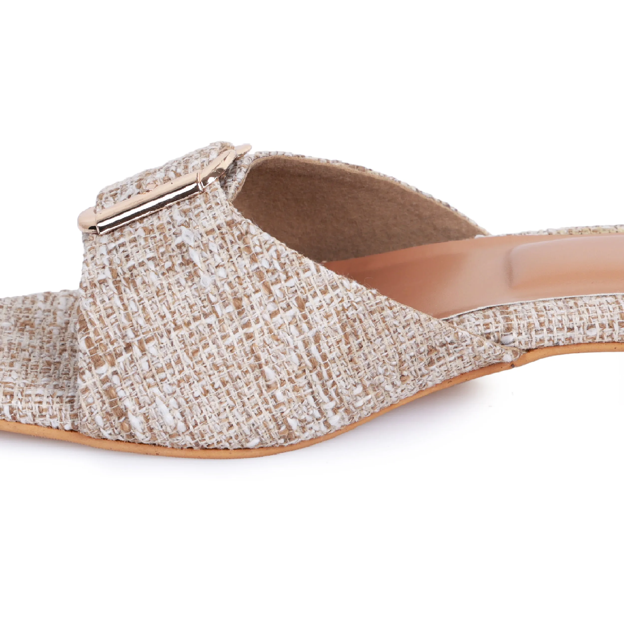 Buckle Jute Heels