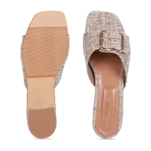 Buckle Jute Heels