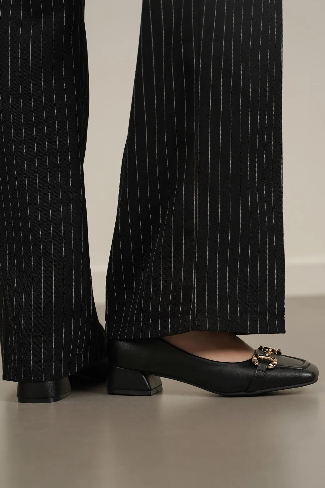 BUCKLED BLOCK HEELS
