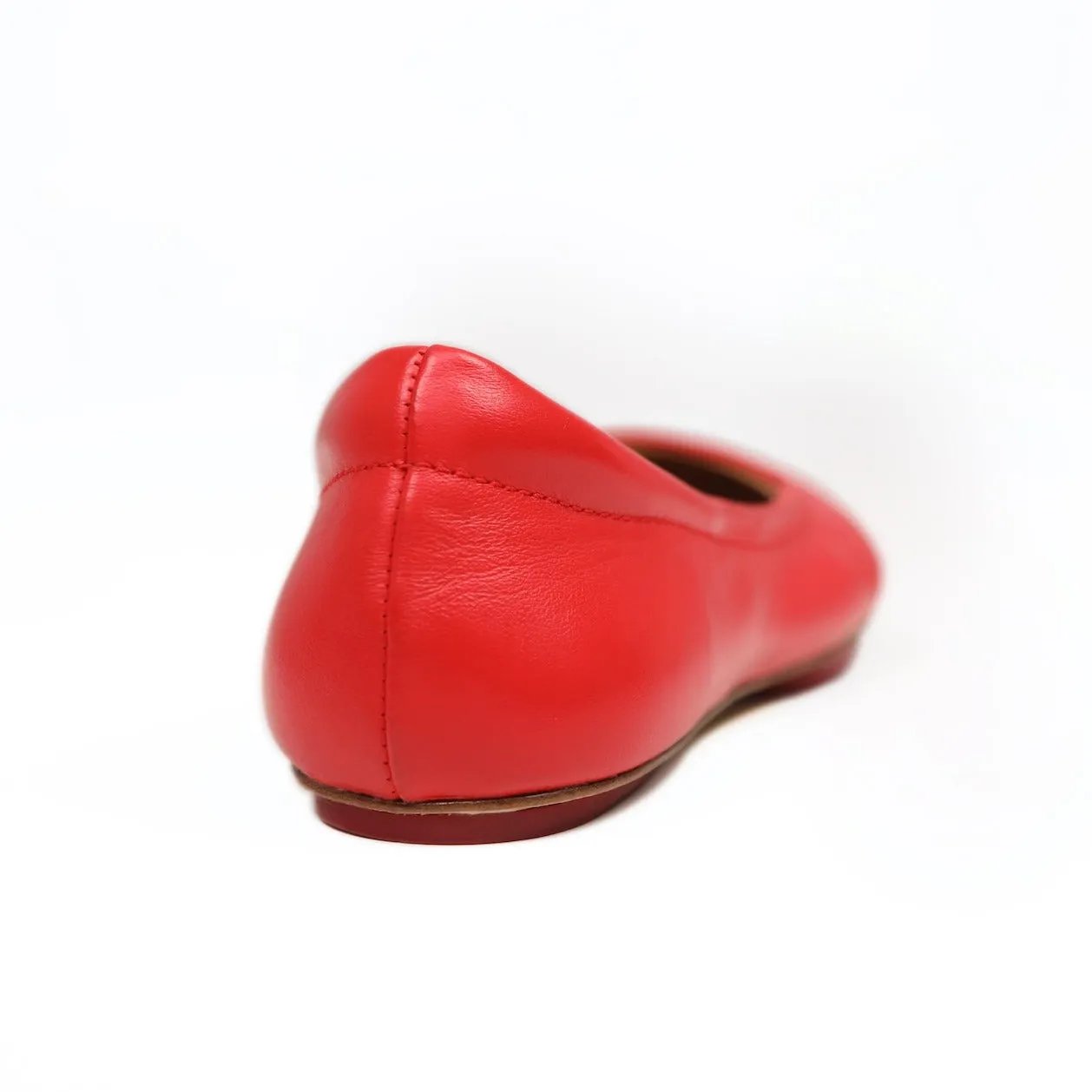 Cardinal Red Silken Glide Sahach Ballet Flats