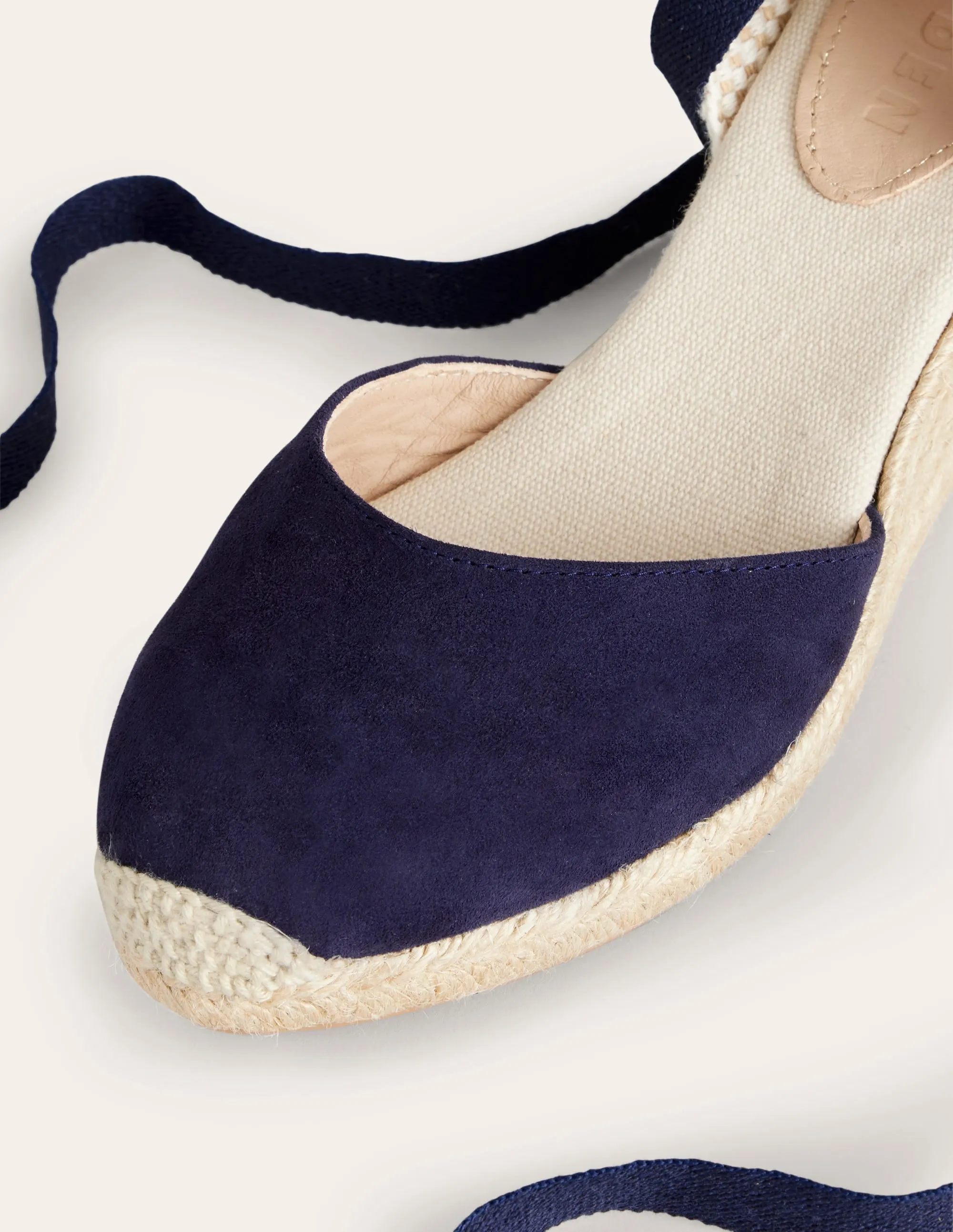 Cassie Espadrille Wedge-Navy