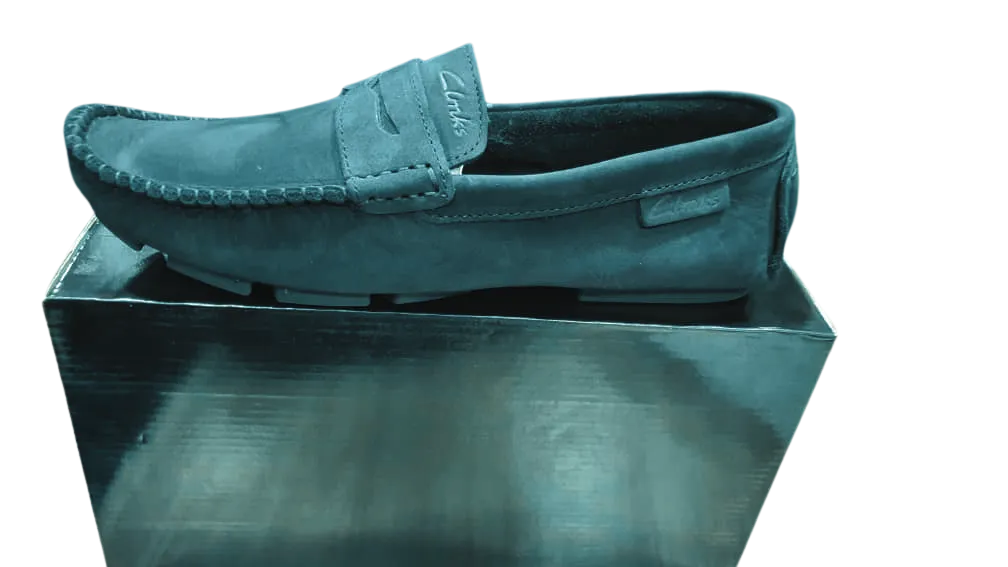 Clarks Moccasin – Black (Suede & Pure Leather)