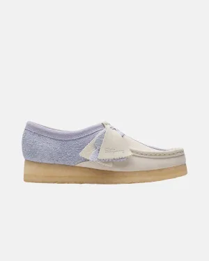 CLARKS ORIGINALS WOMENS WALLABEE SHOES CLOUD GREY COMBI