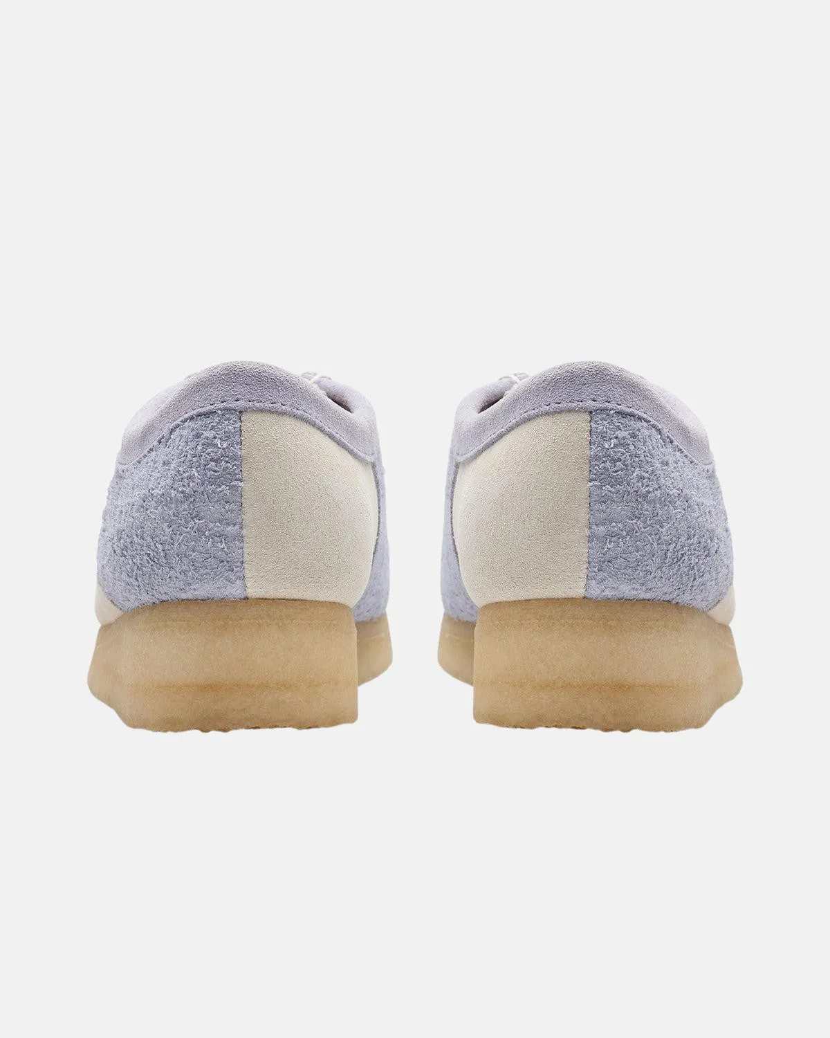 CLARKS ORIGINALS WOMENS WALLABEE SHOES CLOUD GREY COMBI
