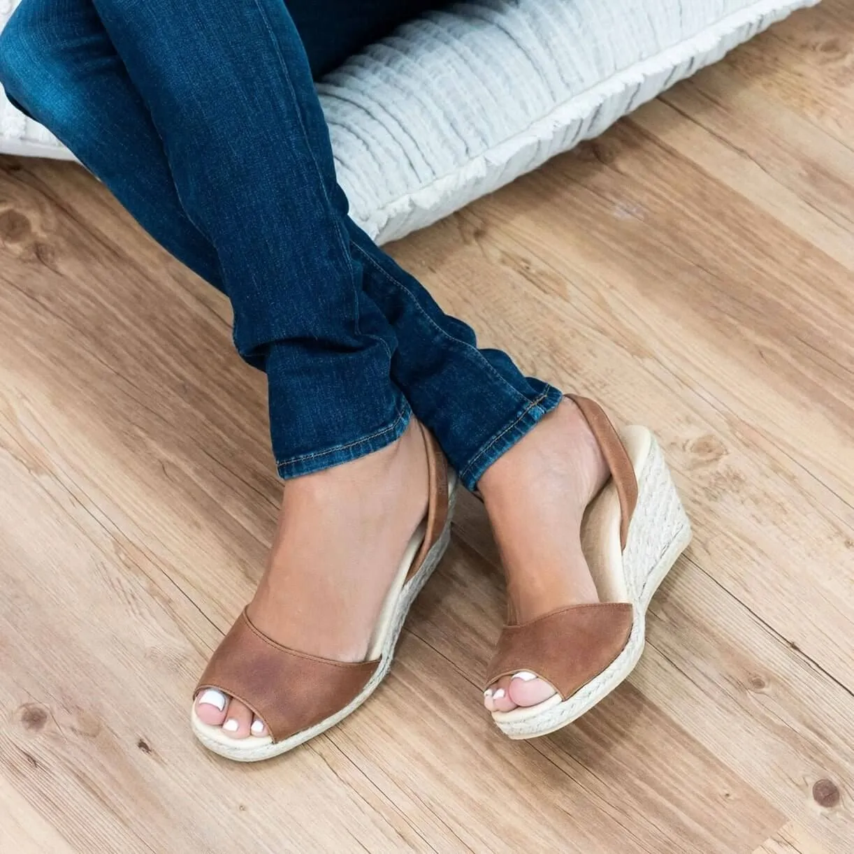 Classic Espadrille Wedge ('23 Edit) in Chocolate