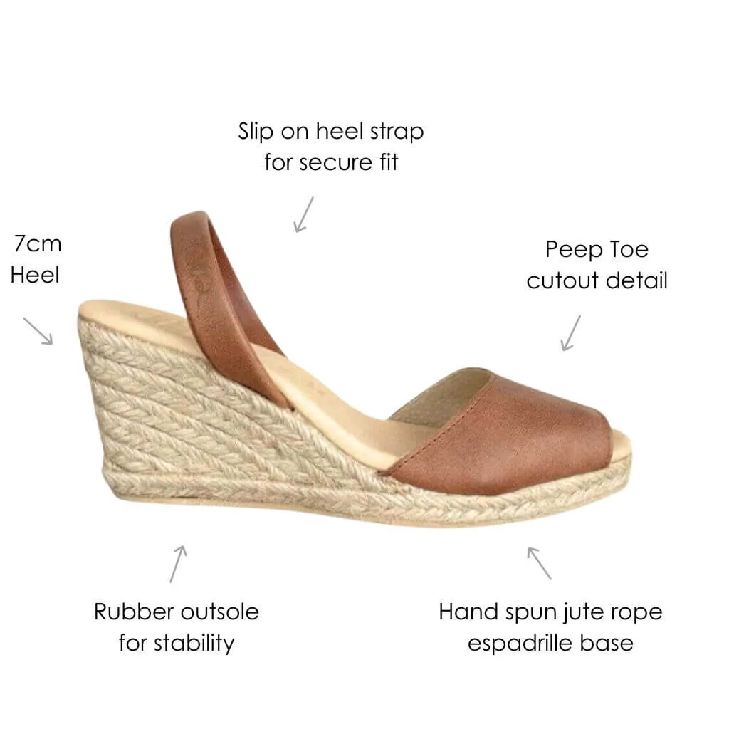 Classic Espadrille Wedge ('23 Edit) in Chocolate