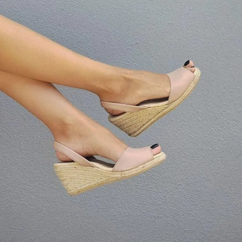Classic Espadrille Wedge ('23 Edit) in Latte