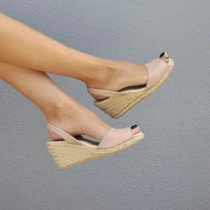 Classic Espadrille Wedge ('23 Edit) in Latte