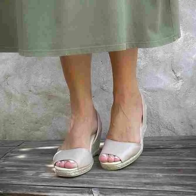 Classic Espadrille Wedge ('23 Edit) in Latte