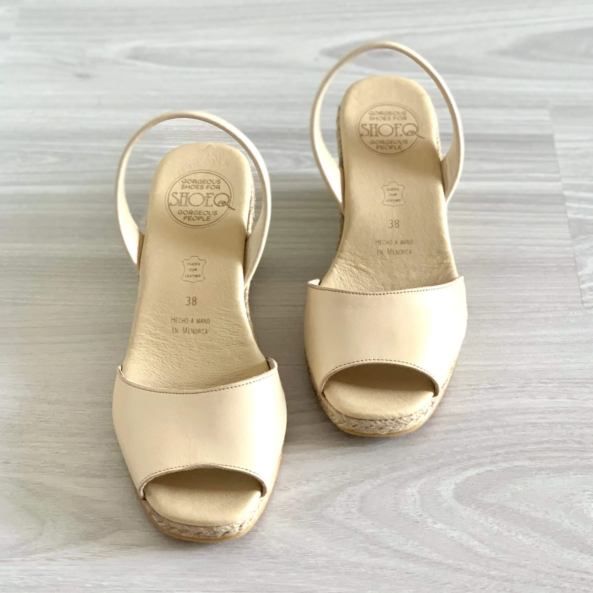 Classic Espadrille Wedge ('23 Edit) in Sandstone