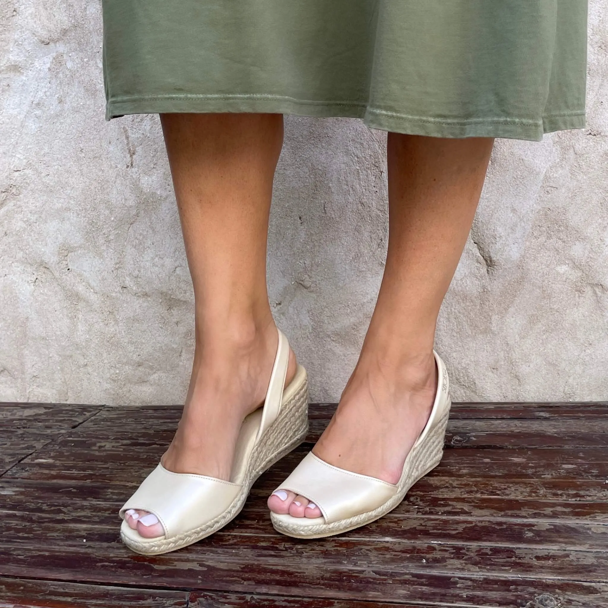 Classic Espadrille Wedge ('23 Edit) in Sandstone