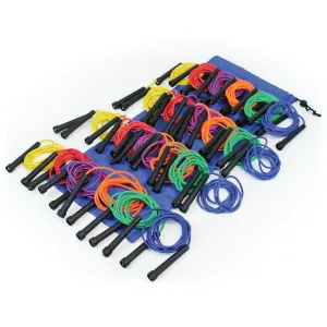 Coloured Plastic Skipping Ropes pk 24