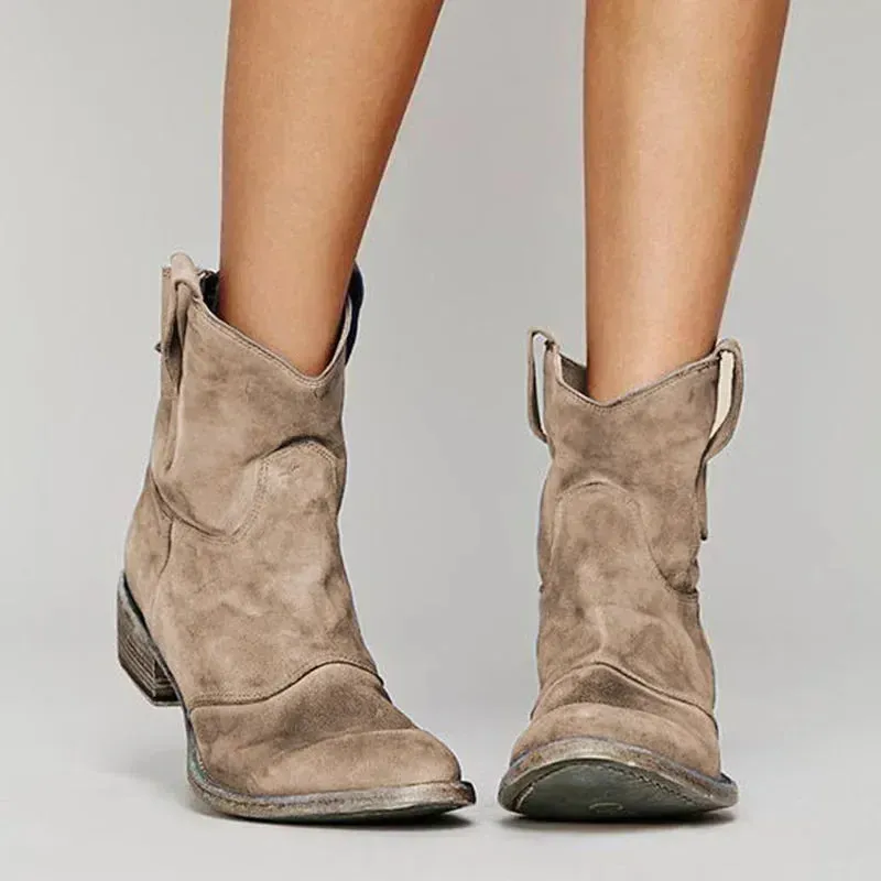 Daella | Vintage Western Ankle Boots