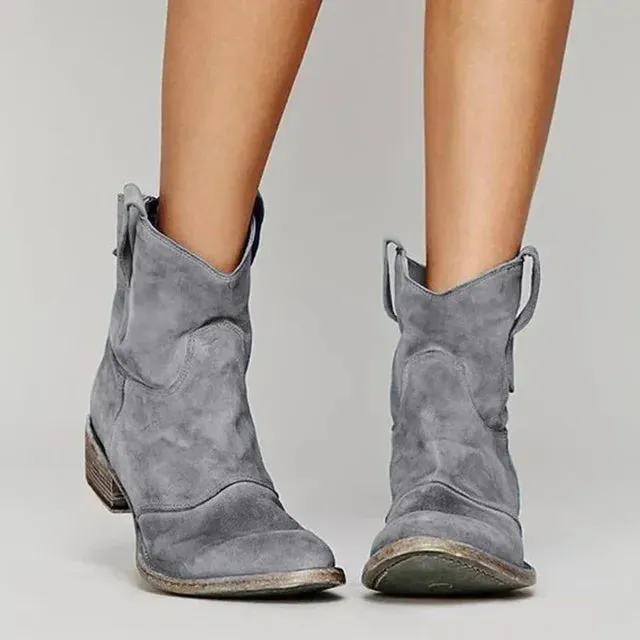Daella | Vintage Western Ankle Boots
