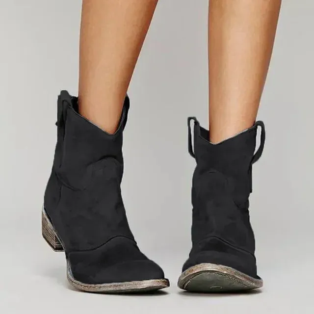 Daella | Vintage Western Ankle Boots