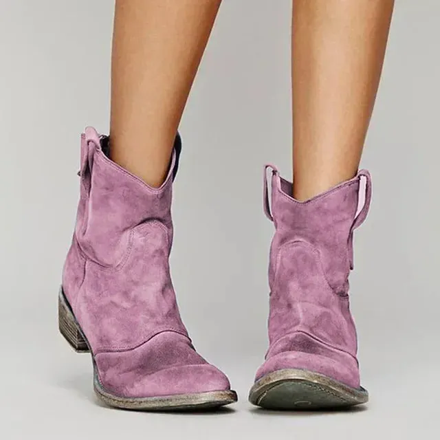 Daella | Vintage Western Ankle Boots