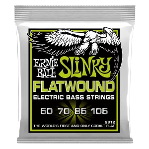 Ernie Ball Regular Slinky Flatwound Electric Bass Strings Set - 50-105