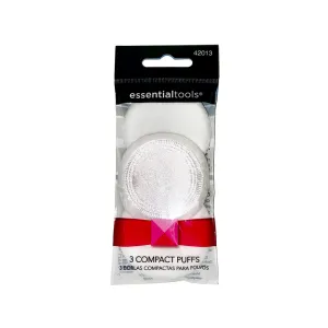 Essential Tools 3 Compact Powder Puffs 42013