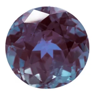 FAB Lab-Grown Round Alexandrite Stone Size