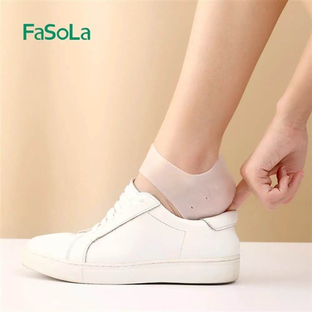 FaSoLa Heel Protectors - White, 10*8cm, 1 Pair
