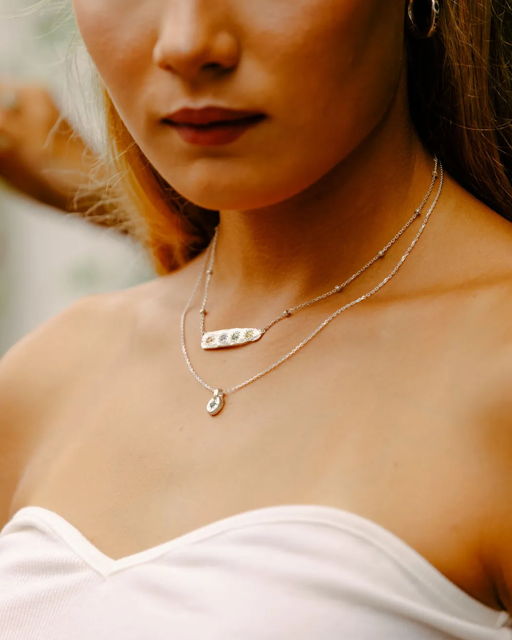 Fay Aquamarine Pendant Silver