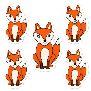 Foxy 5.5" Vinyl Sticker Sheet