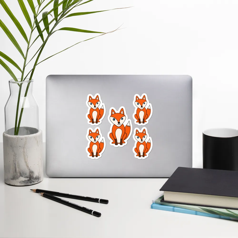 Foxy 5.5" Vinyl Sticker Sheet