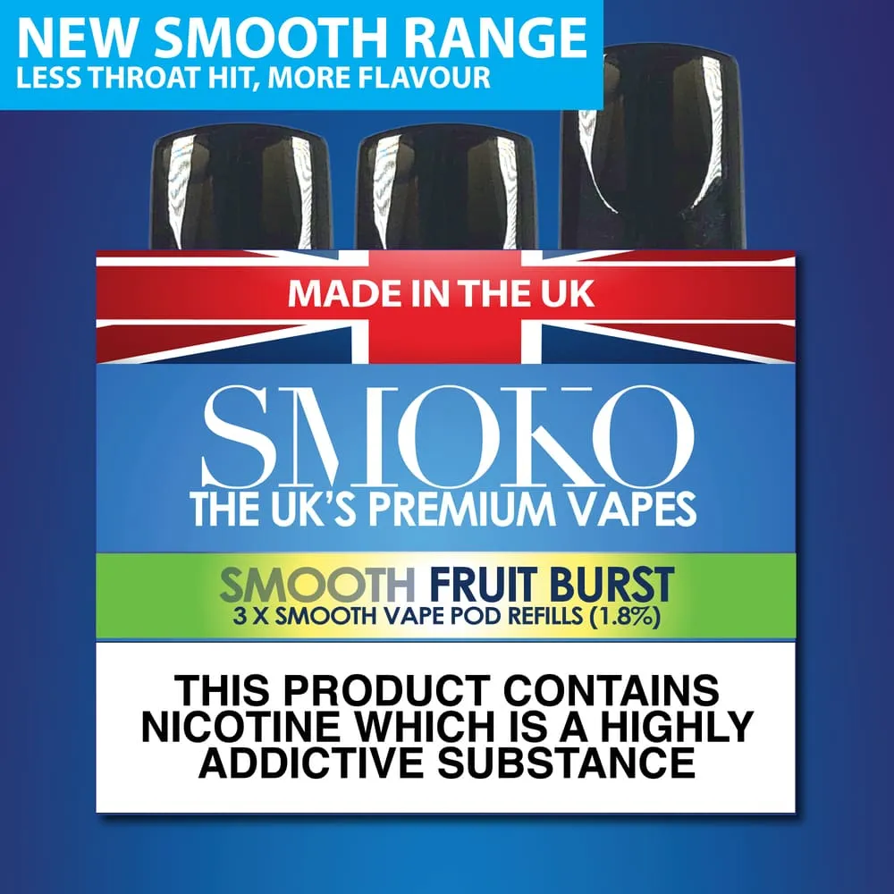 FRUIT BURST - SMOOTH VAPE POD REFILLS