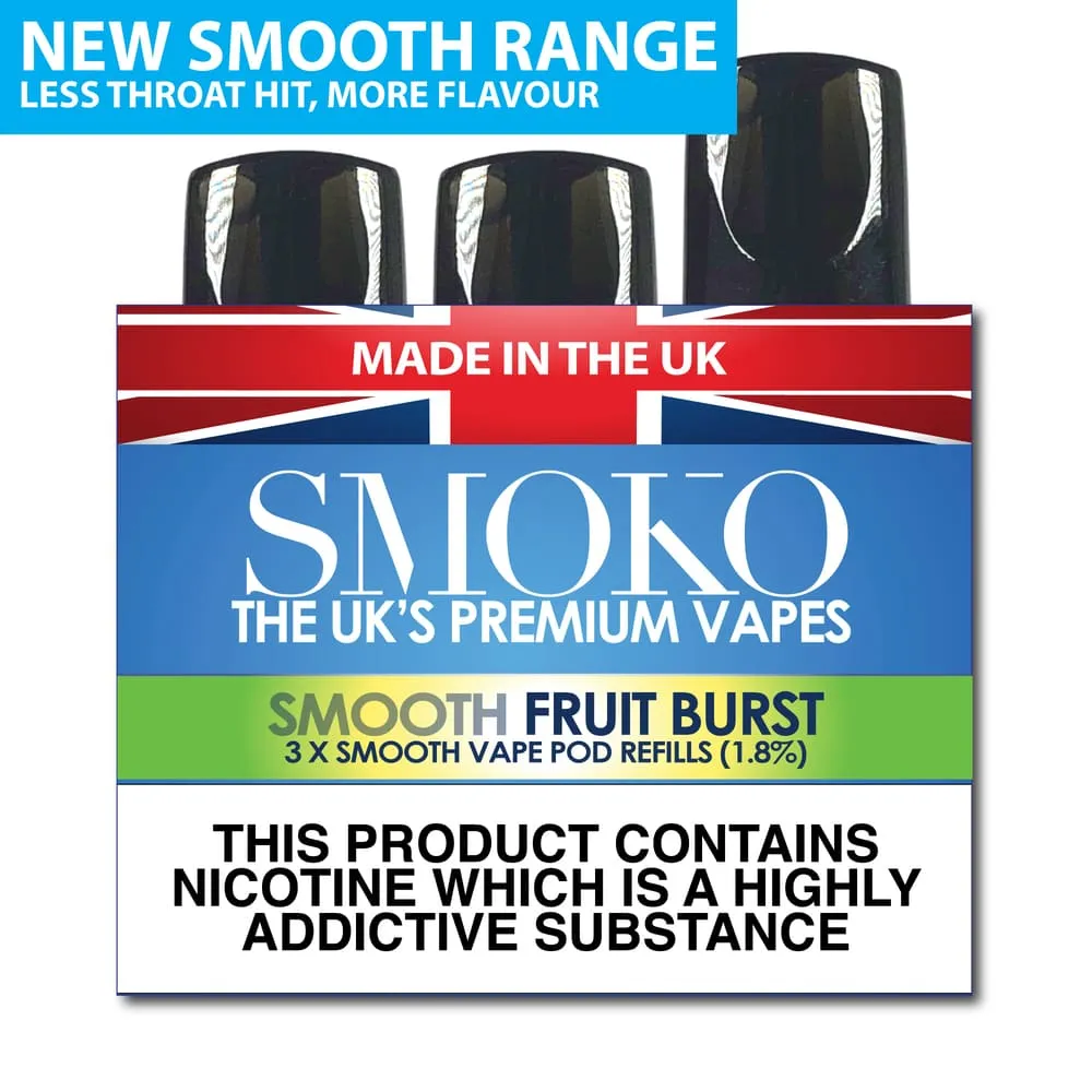 FRUIT BURST - SMOOTH VAPE POD REFILLS