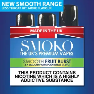 FRUIT BURST - SMOOTH VAPE POD REFILLS