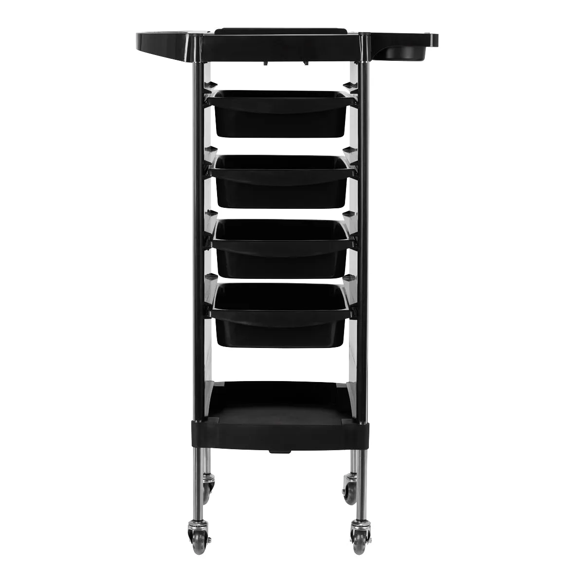 GABBIANO HAIRDRESSER TROLLEY X11-9 BLACK GRAPHICS