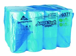 Georgia Pacific Professional 19371CT Compact Coreless Bath Tissue, White, 750 Sheets Per Roll (Case of 36)