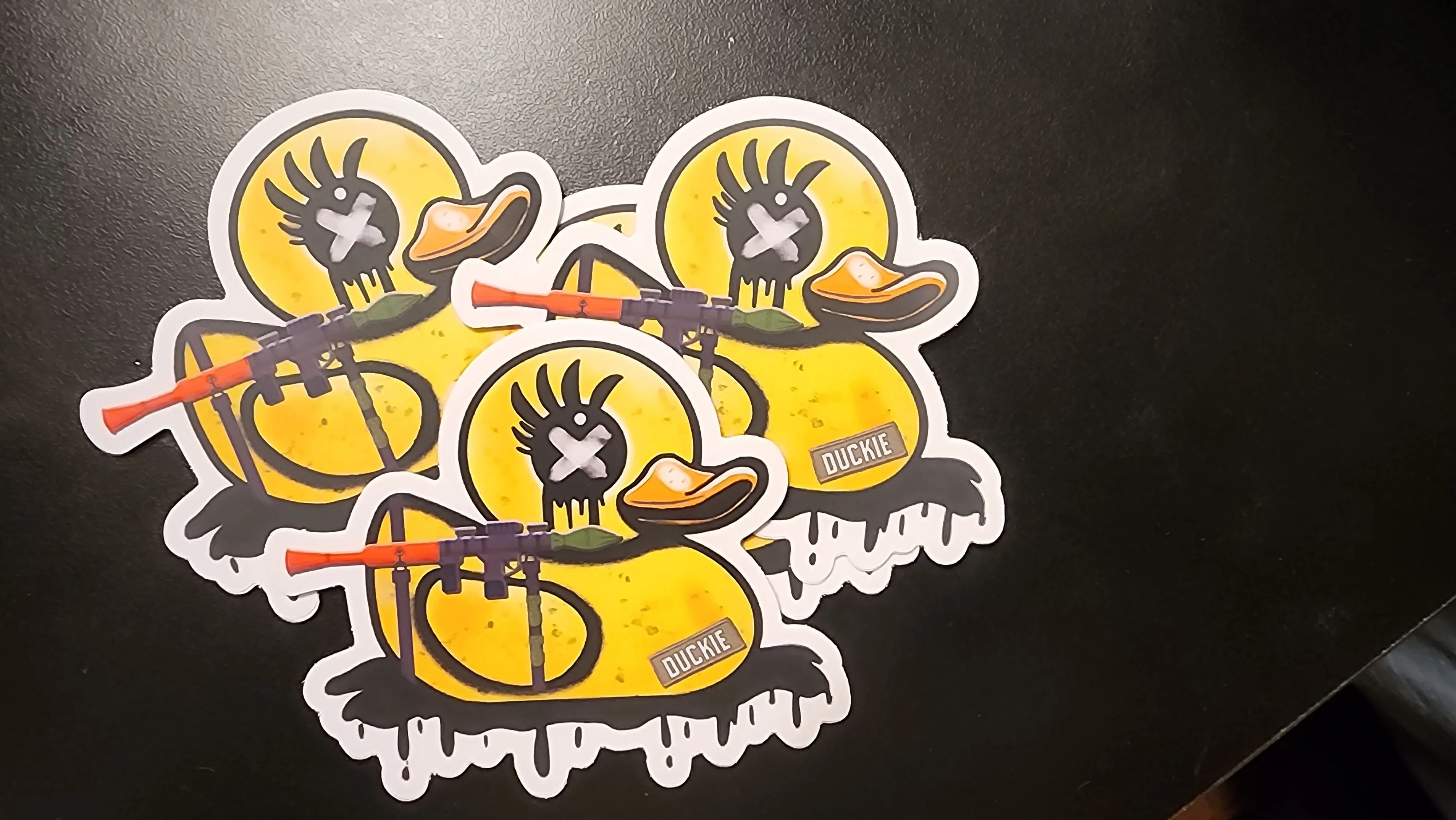 Get Tactical with Duckie, Diecut Stickers