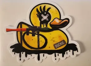 Get Tactical with Duckie, Diecut Stickers